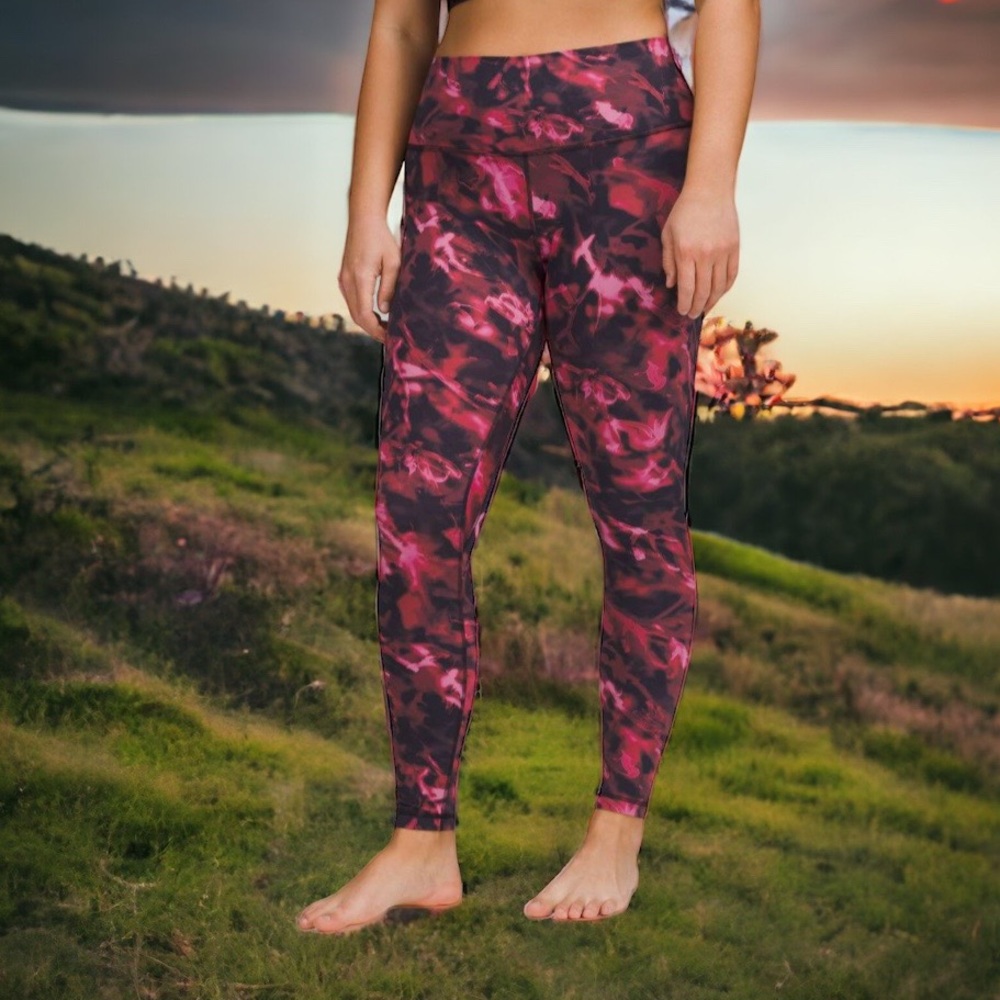 NWT Lululemon Align High-Rise Pant 28" in Intensity Pink Blossom Multi Sz 10